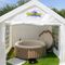 Hot tub gazebo cover